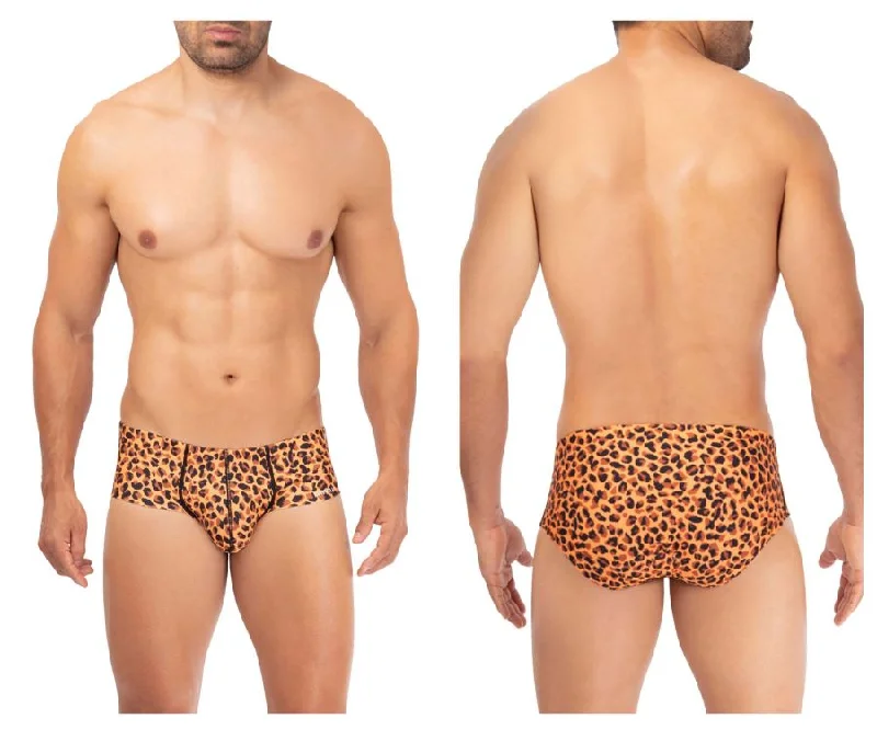 Slim - fit men's briefs for a modern styleHAWAI 42319 Microfiber Briefs Color Animal Print