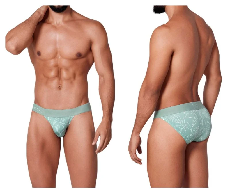 Men's briefs with a quick - dry featureClever 1321 Creation Bikini Color Green