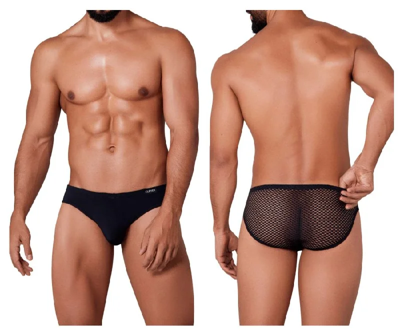 Seamless men's briefs for a smooth look under clothesClever 1316 Urge Briefs Color Black