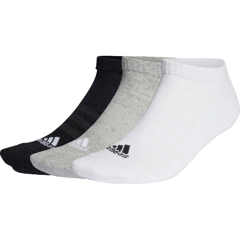 Compression men's socks for reducing swellingadidas Cushioned (3 Pack) Low Cut Training Socks - Multi