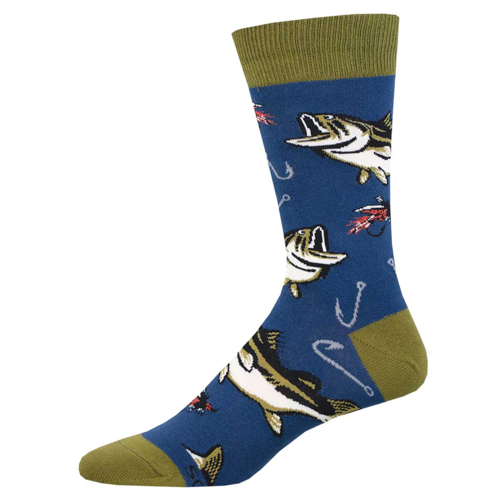 Men's crew socks made of combed cotton for softnessAll About the Bass | Men's Crew