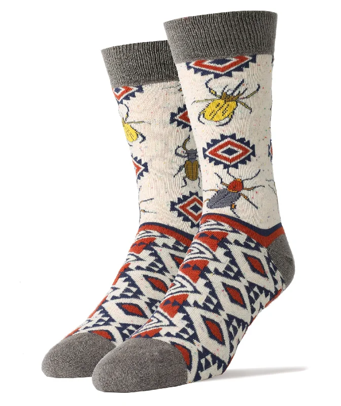 Men's anti - odor crew socks for long - day useBugala