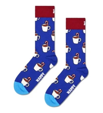 No - show men's socks for wearing with loafersHappy Socks Candy Cane Cocoa Sock