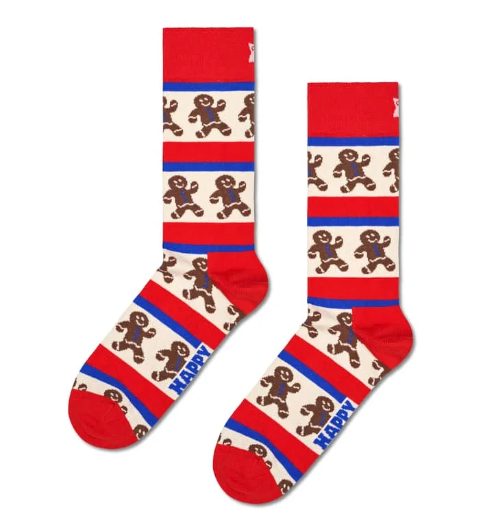 Moisture - wicking men's socks for drynessHappy Socks Gingerbread Stripe Sock