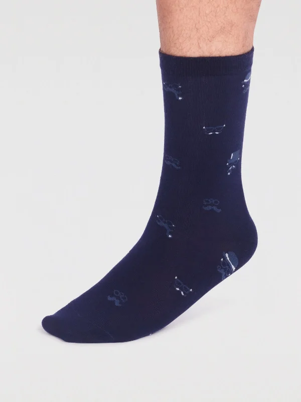 Ankle men's socks for a low - profile lookJett Organic Cotton Smart Socks - Navy