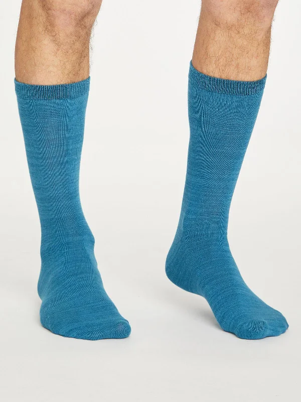 Diabetic men's socks for proper circulationLISKET SOCKS - INK BLUE