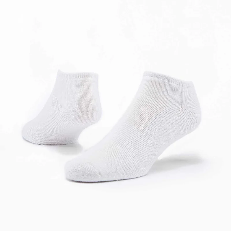 Merino wool men's socks for warmth and breathabilityMaggie`s Organics Organic Cotton Solid Footie Sock - White