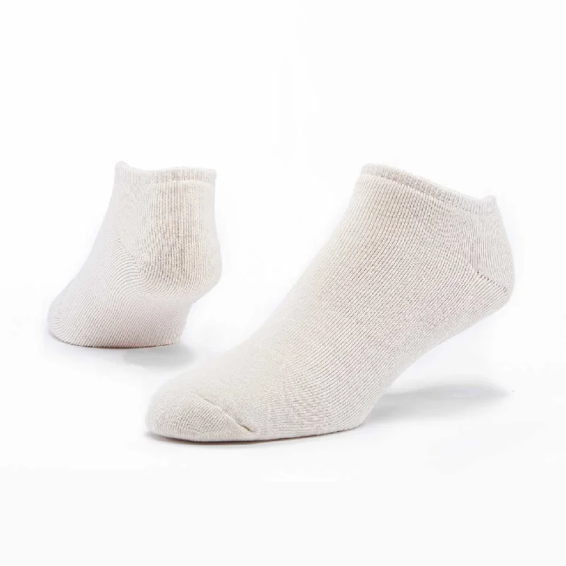 Cashmere men's socks for a luxurious feelMaggie`s Organics Organic Cotton Solid Footie Sock - Natural