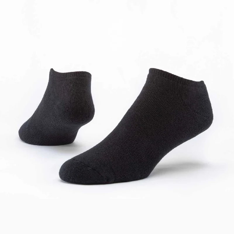 Sheer men's socks for a delicate appearanceMaggie`s Organics Organic Cotton Solid Footie Sock - Black