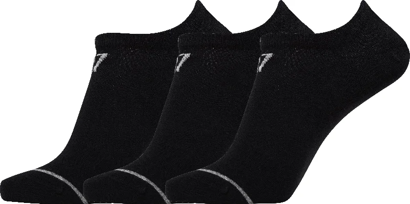 Moisture - wicking men's socks for drynessMen's Low Ankle Bamboo or Cotton Blend 3-Pack Socks, Black