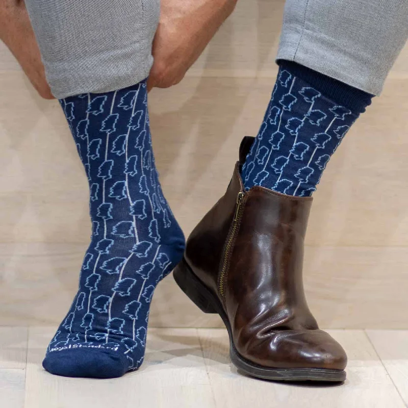 Athletic men's socks with arch supportMen's Mississippi Socks