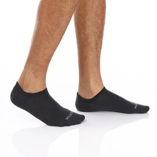 Diabetic men's socks for proper circulationMen's No Show Socks - Grey