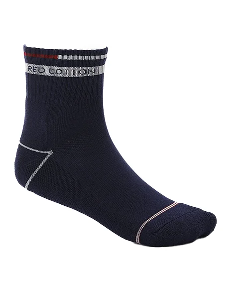 Novelty men's socks with unique patternsMen's Comfortable Mid Calf Socks - Navy