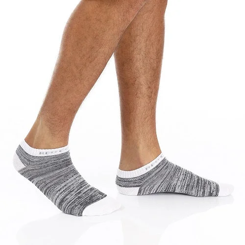 Running men's socks for sports performanceMen's Ankle Socks - Low - Cut, Sporty - White