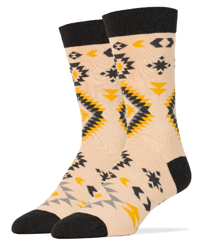 Men's non - slip crew socks for safetyMy Mountain