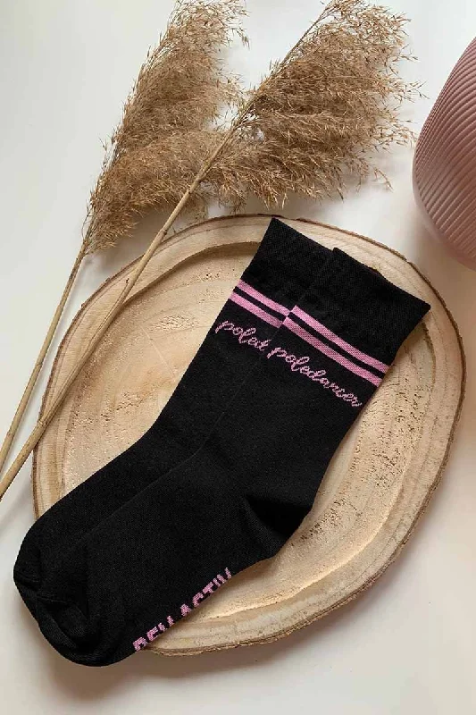 Sheer men's socks for a delicate appearanceREV ACTIV Poledancer Socks - Black