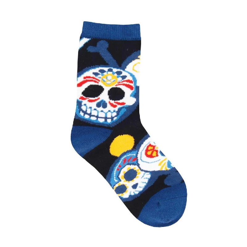 Men's non - slip crew socks for safetySugar Skulls | Toddler Crew