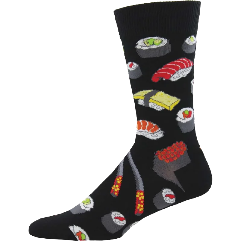 Knee - high men's socks for a vintage styleSushi