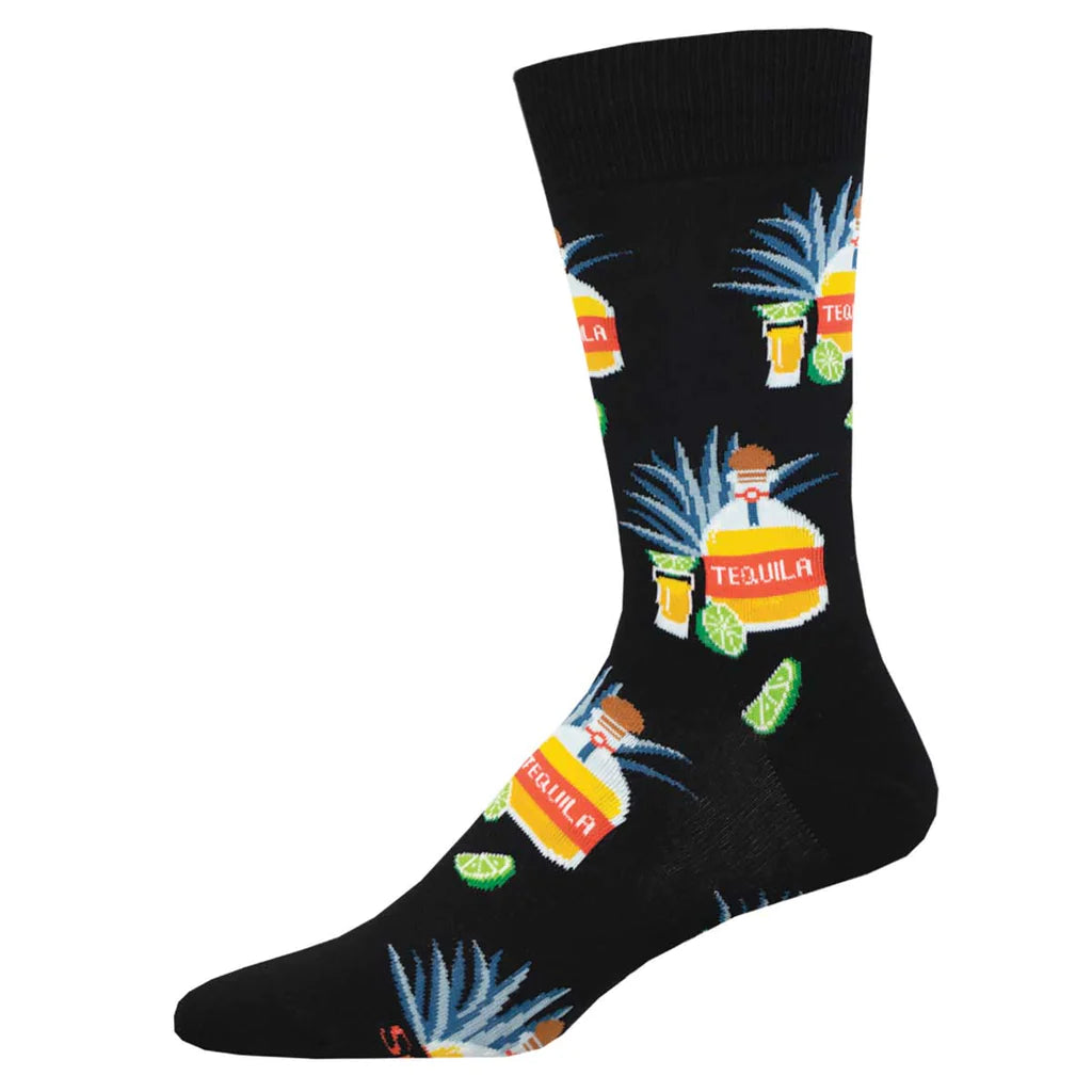 Men's crew socks with a polka - dot printTequila and Lime | Men's Crew