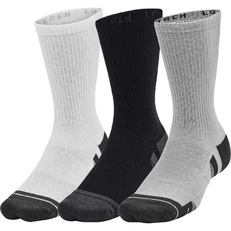 Novelty men's socks with unique patternsUnder Armour Performance Tech (3 Pack) Crew Socks - Grey