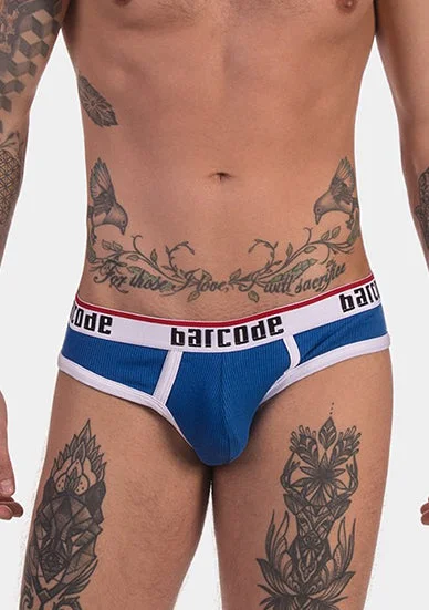 Bright - colored men's briefs for a bold statementBarcode Berlin Brief Kai Royal White