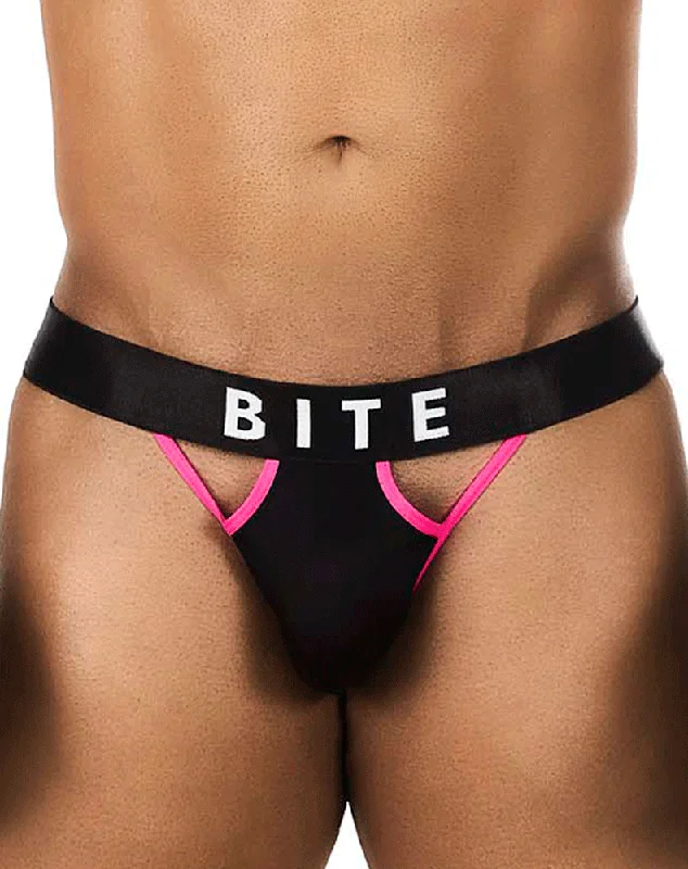 Tag - less men's thongs to prevent irritationBitewear Bw2023109 Bite My Cherry Thongs Fuchsia