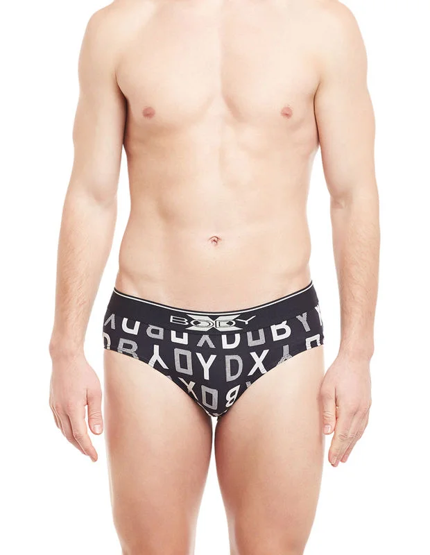 Men's briefs with a double - layer pouch for extra protectionBody X Printed Briefs-BX04B