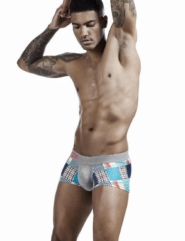 Thermal men's boxer briefs for cold weatherCheckered & Dot Boxer Brief 00207