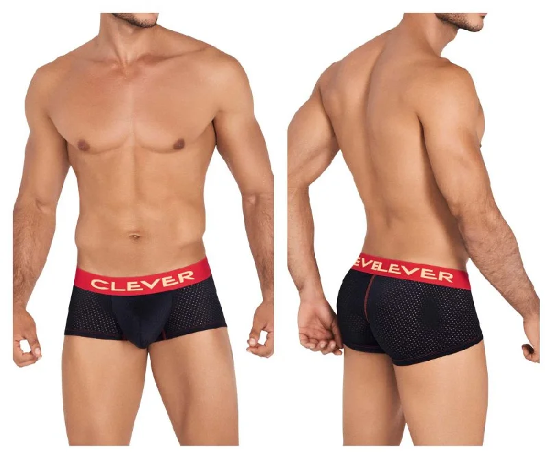 Microfiber men's boxer briefs for a smooth feelClever 0420 Requirement Trunks Color Black