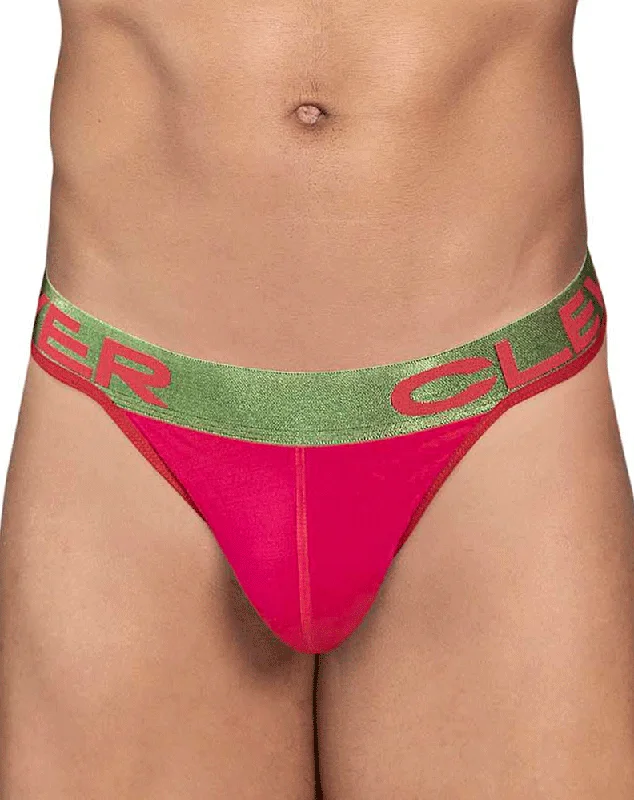 Tag - less men's thongs to prevent irritationClever 0924 Cerise Thongs Red