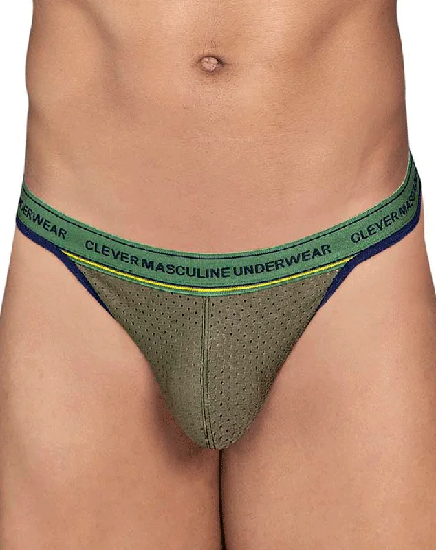 Performance men's thongs for active useClever 0927 Premium Thongs Green