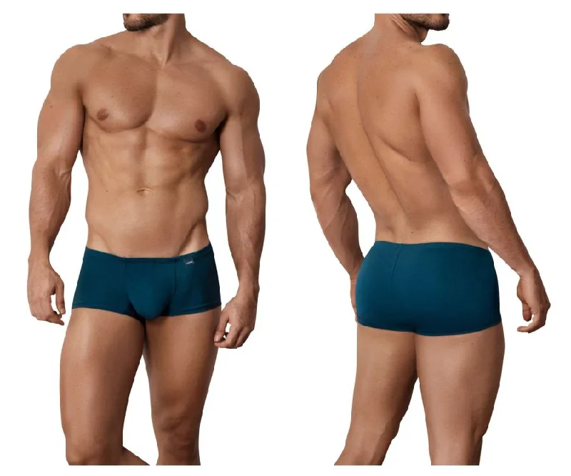 Men's boxer briefs with a contoured pouch for comfortClever 1565 Destellos Trunks Color Petrol Blue