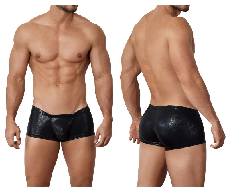 Patterned men's boxer briefs, such as stripes or checksClever 1572 Brilliant Trunks Color Black