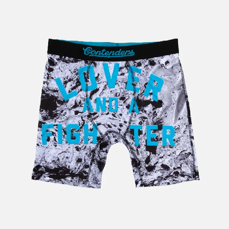 Anti - odor men's boxer briefs for long - lasting freshnessCONTENDERS LOVER & FIGHTER MARBLE BRIEF