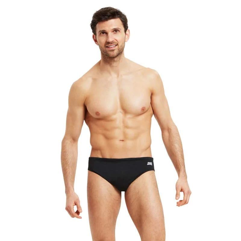 Bright - colored men's briefs for a bold statementMENS COTTESLOE BLACK RACER ZOGGS