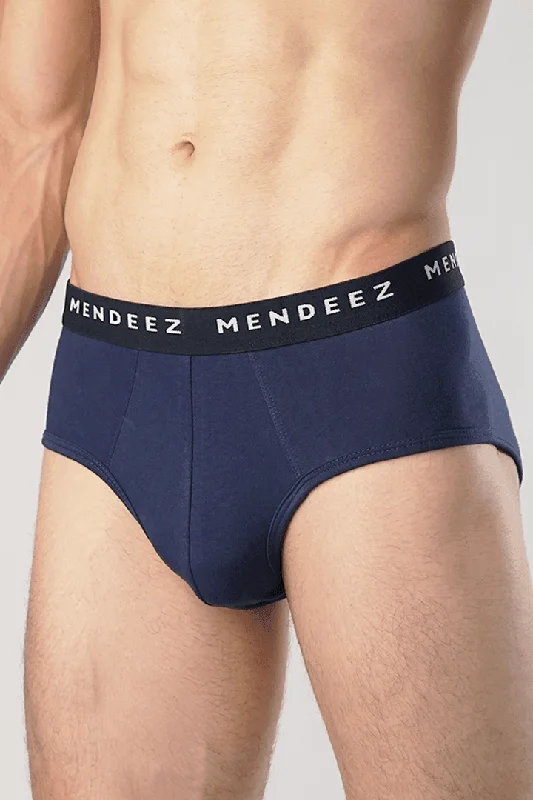 Patterned men's briefs with unique printsBriefs - Navy Blue