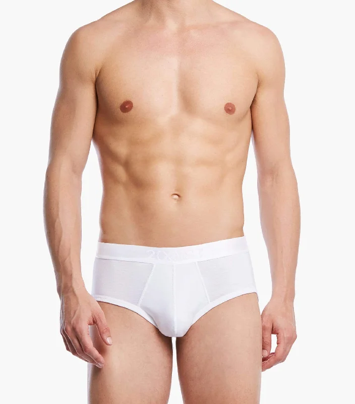 Silky men's briefs for a luxurious feelPima Cotton Contour Pouch Brief