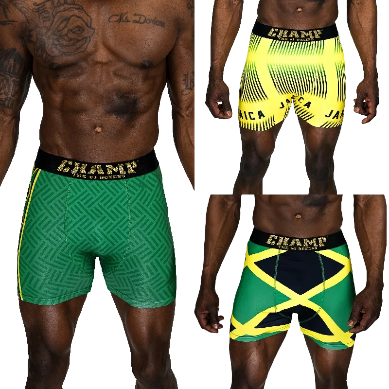 Designer men's boxer briefs with a premium lookRudeBoy Edition (No Fly) (JAMAICA)