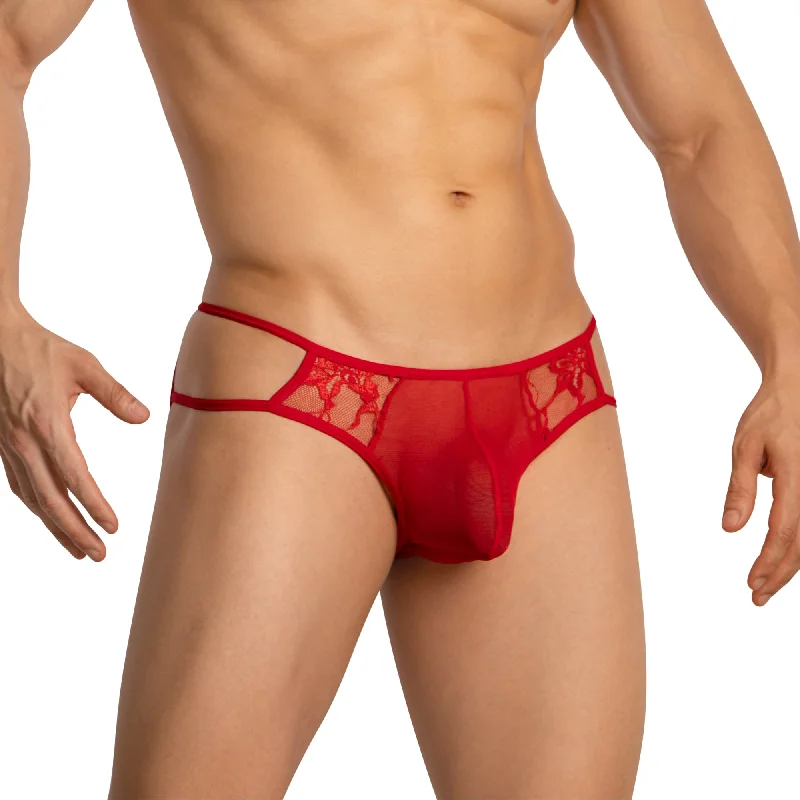 High - cut men's sexy underwear to accentuate curvesSecret Male Sexy Crotchless Men's Bikini SMI071