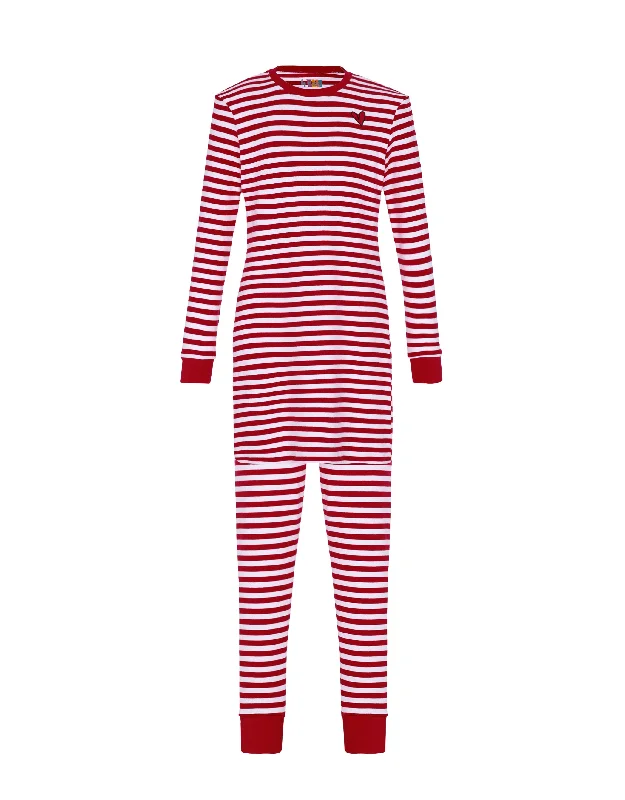 Luxury men's silk robes for a spa - like experienceStriped Pima Cotton Kids Tunic Pajamas Legging Set With Sprinkled Heart Red