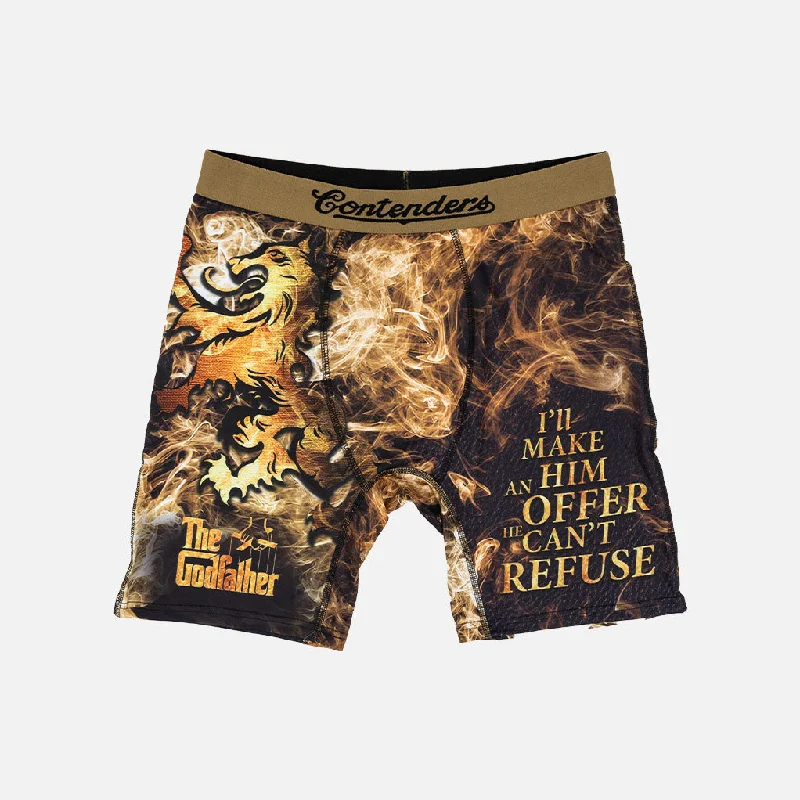 Anti - odor men's boxer briefs for long - lasting freshnessTHE GODFATHER THE OFFER BRIEF