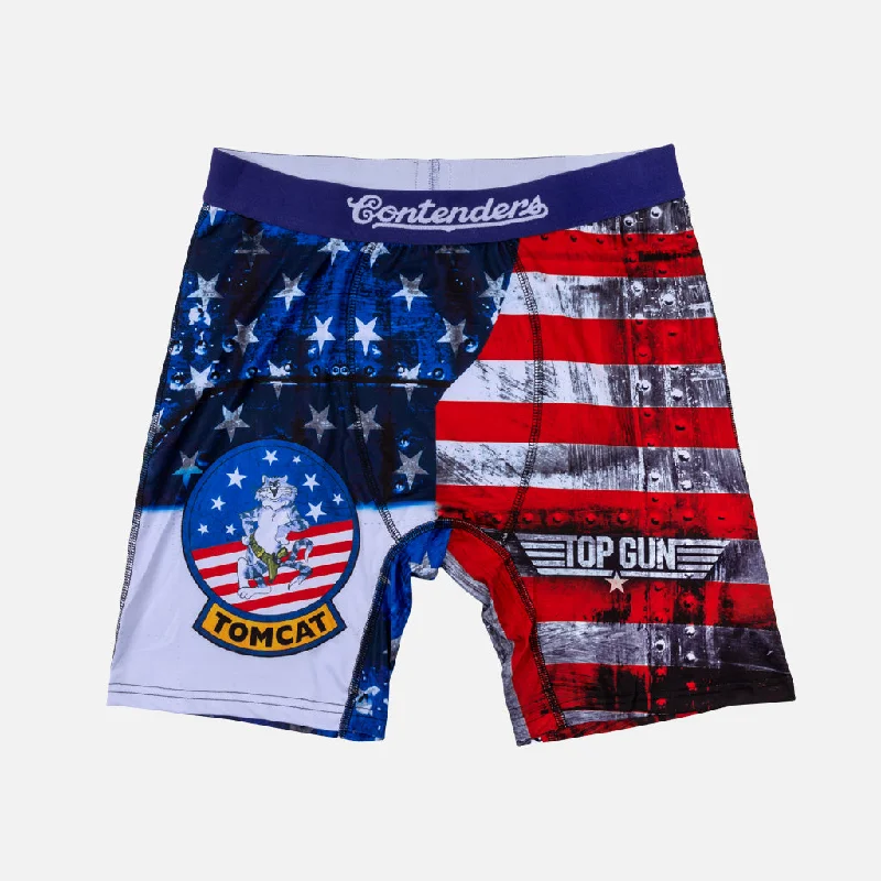 Mesh - paneled men's boxer briefs for ventilationTOP GUN TOMCAT BRIEF