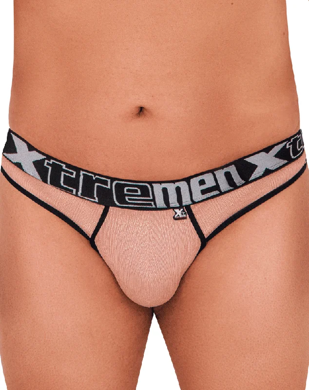 Organic men's thongs for an eco - friendly optionXtremen 91091x Frice Microfiber Thongs Pink