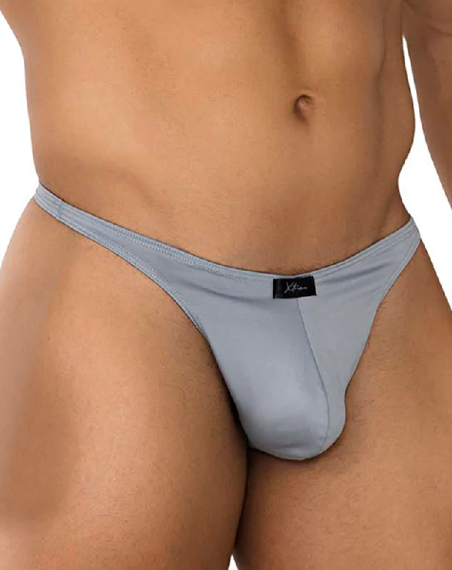 Athletic - style men's thongs for sportsXtremen 91203 Microfiber Thongs Gray